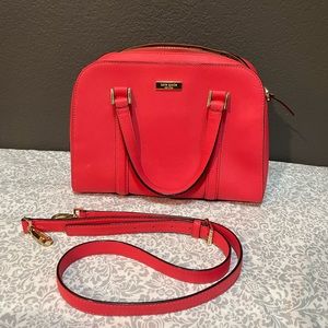 Small Kate Spade coral purse/satchel